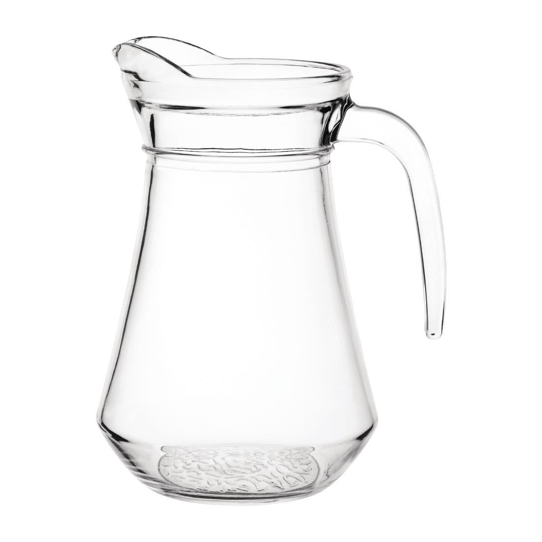Olympia Glass Jugs 1Ltr (Pack of 6) - GF923 Olympia