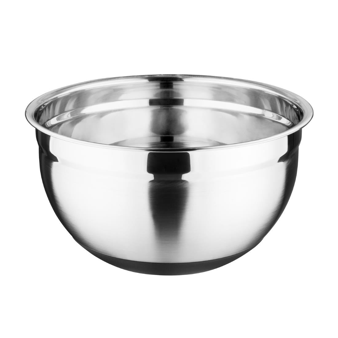 Vogue Stainless Steel Mixing Bowl with Silicone Base 5Ltr - GG022 Vogue