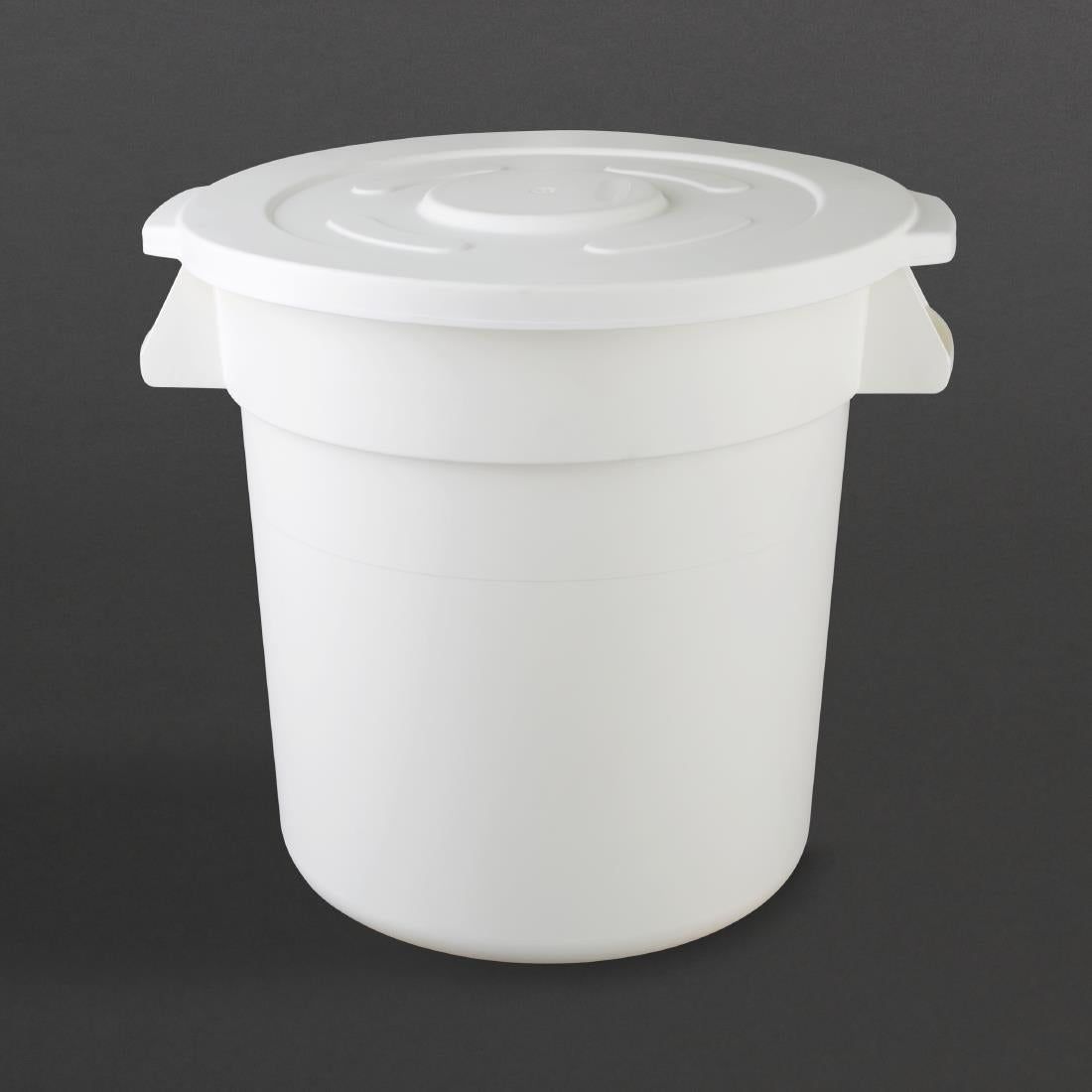 Vogue Polypropylene Round Container Bin White 76Ltr - GG793 Vogue