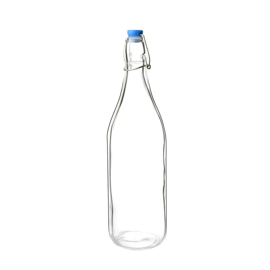 Olympia Glass Water Bottles 1Ltr (Pack of 6) - GG930 Olympia