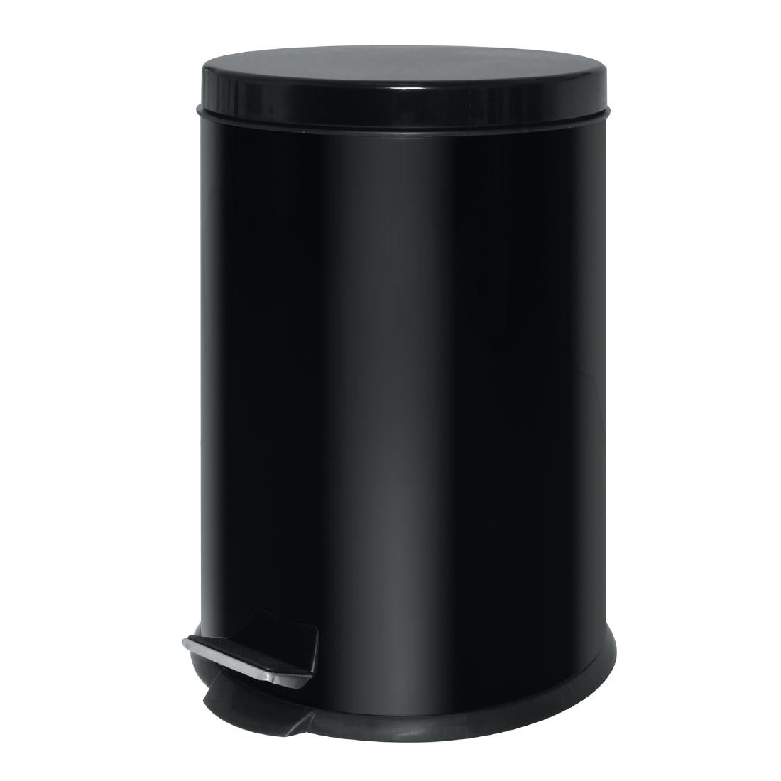 Pedal Bin Black Stainless Steel 20Ltr - GG978 Bolero