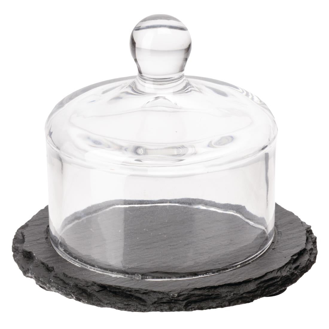 APS Slate Butter Dish Glass Cloche - GH408 APS