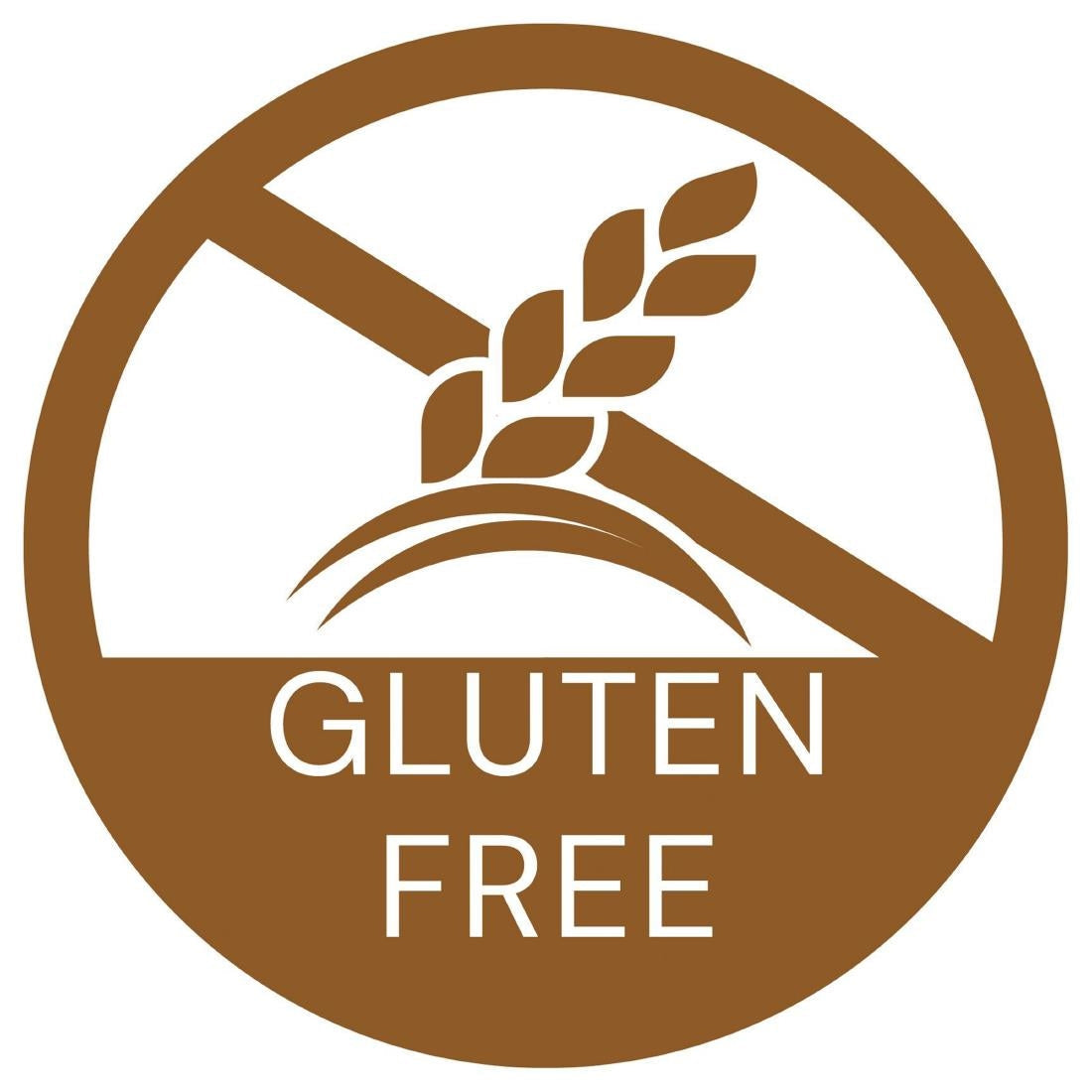 Hygiplas Food Allergy labels Gluten Free (Pack of 1000) - GJ060 Hygiplas