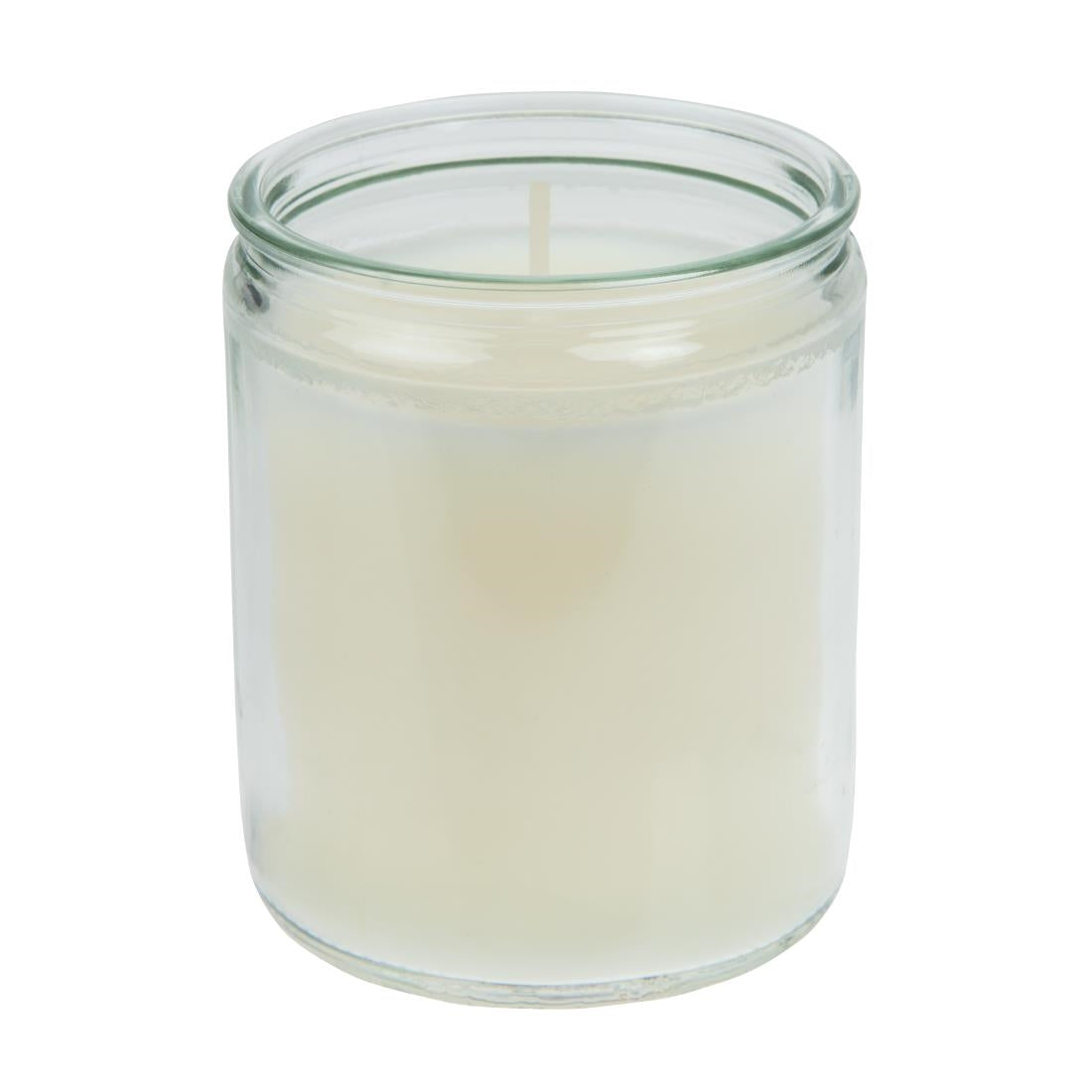 Star Light Clear Glass Candle Jars (Pack of 8) - GJ469 Bolsius