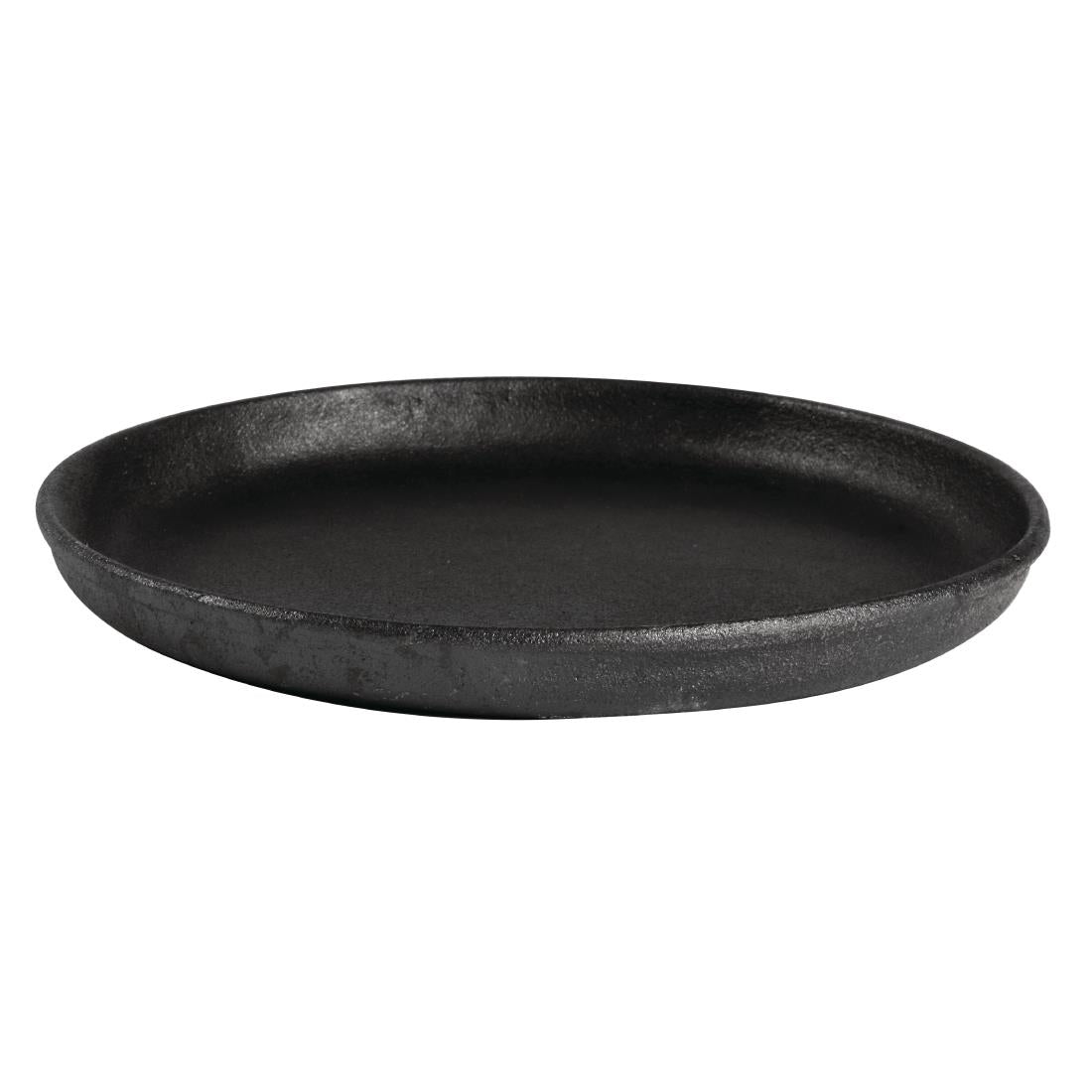 Olympia Round Cast Iron Sizzle Platter 220mm - GJ556 Olympia
