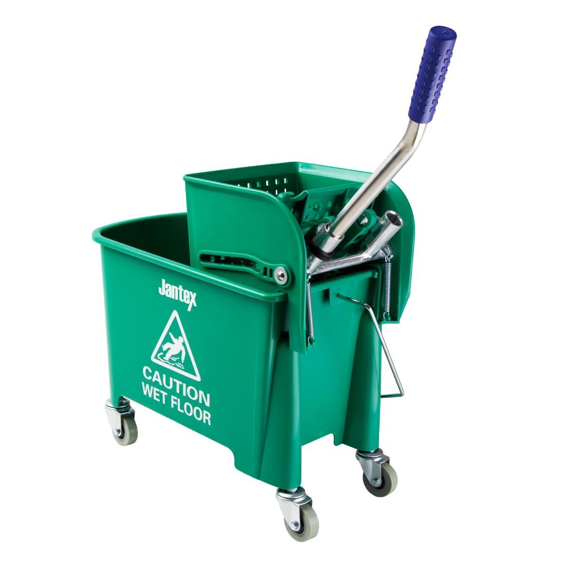 Jantex Kentucky Green Mop Bucket and Wringer 20Ltr - GK689 Jantex