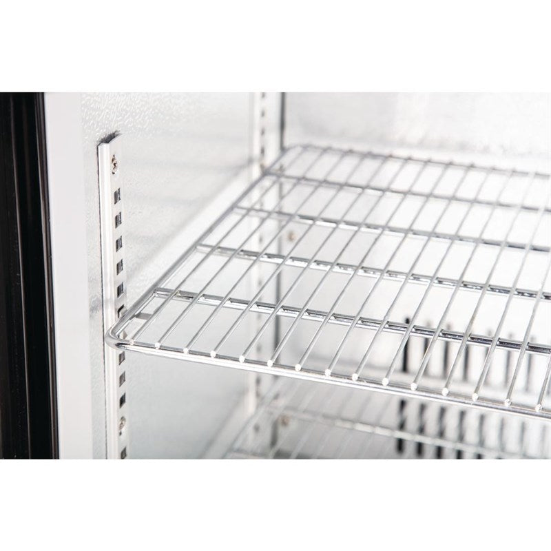 Polar Barkühlschrank 330 l – 3 Glasschiebetüren – Schwarz – 270 Flaschen – abschließbar – GL006