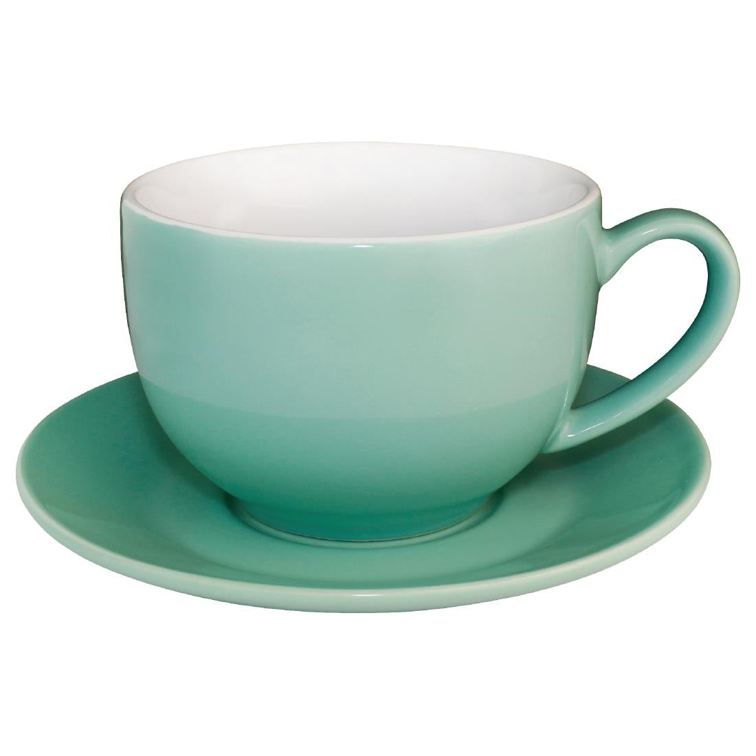 Olympia Cafe Cappuccino Cup Aqua - 340ml 11.5fl oz (Box 12) - GL461 Olympia