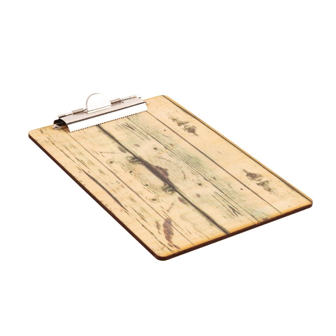 Wood Effect A5 Menu Presentation Clipboard - GM301 Carrick