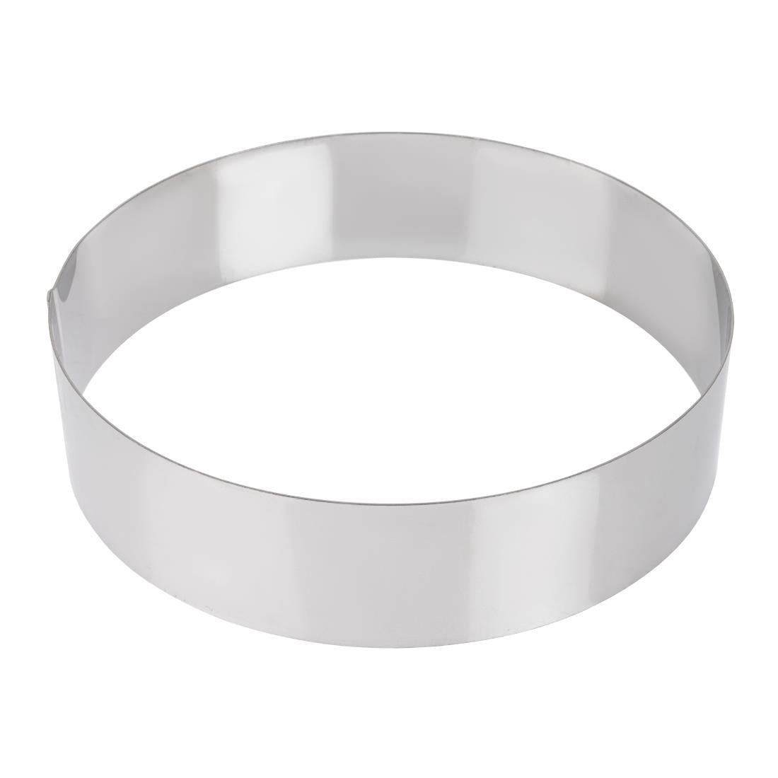 De Buyer Stainless Steel Mousse Ring 240 x 60mm - GM374 De Buyer