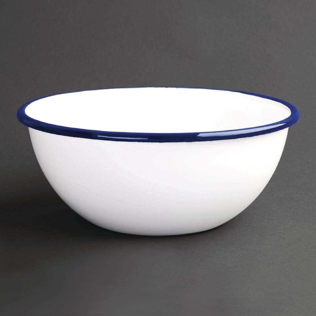 Olympia Enamel Bowls 155mm (Pack of 6) - GM514 Olympia
