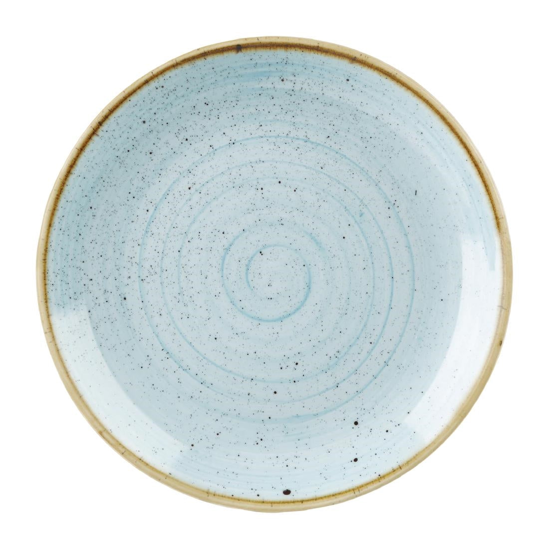Churchill Stonecast Round Coupe Plate Duck Egg Blue 295mm (Pack of 12) - GM686 Churchill