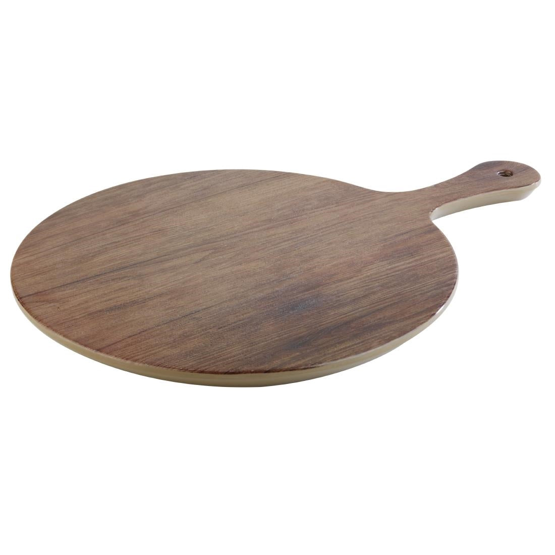 APS Oak Effect Round Handled Pizza Paddle Board 300mm - GN560 APS