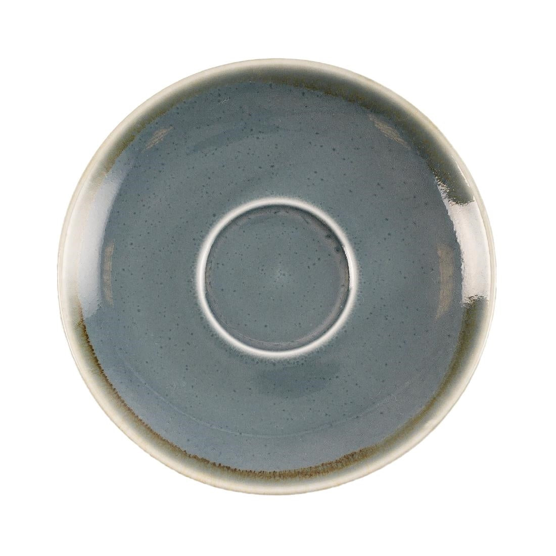 Olympia Kiln Cappuccino Saucer Ocean 140mm (Pack of 6) - GP347 Olympia