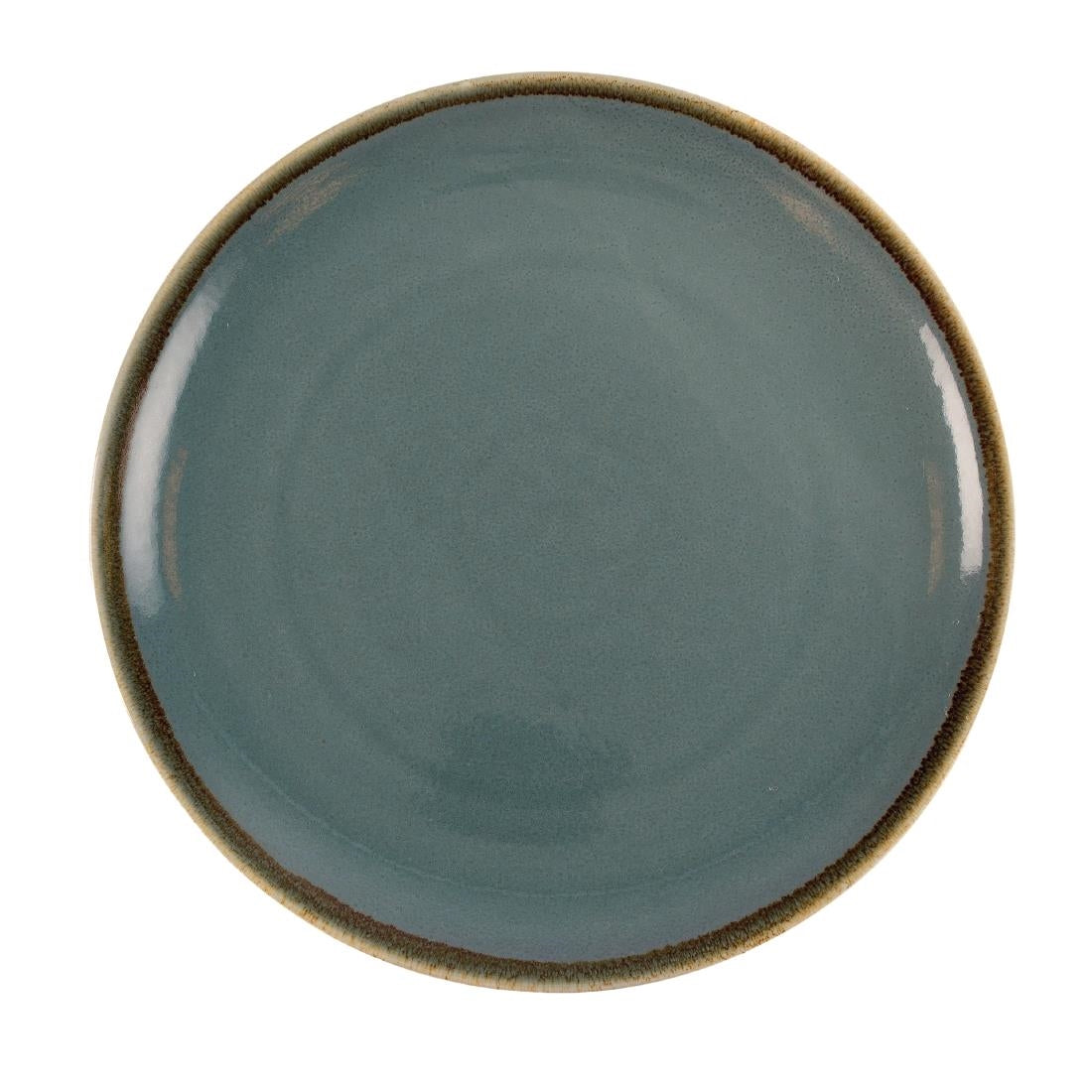 Olympia Kiln Round Plates Ocean 280mm (Pack of 4) - GP465 Olympia