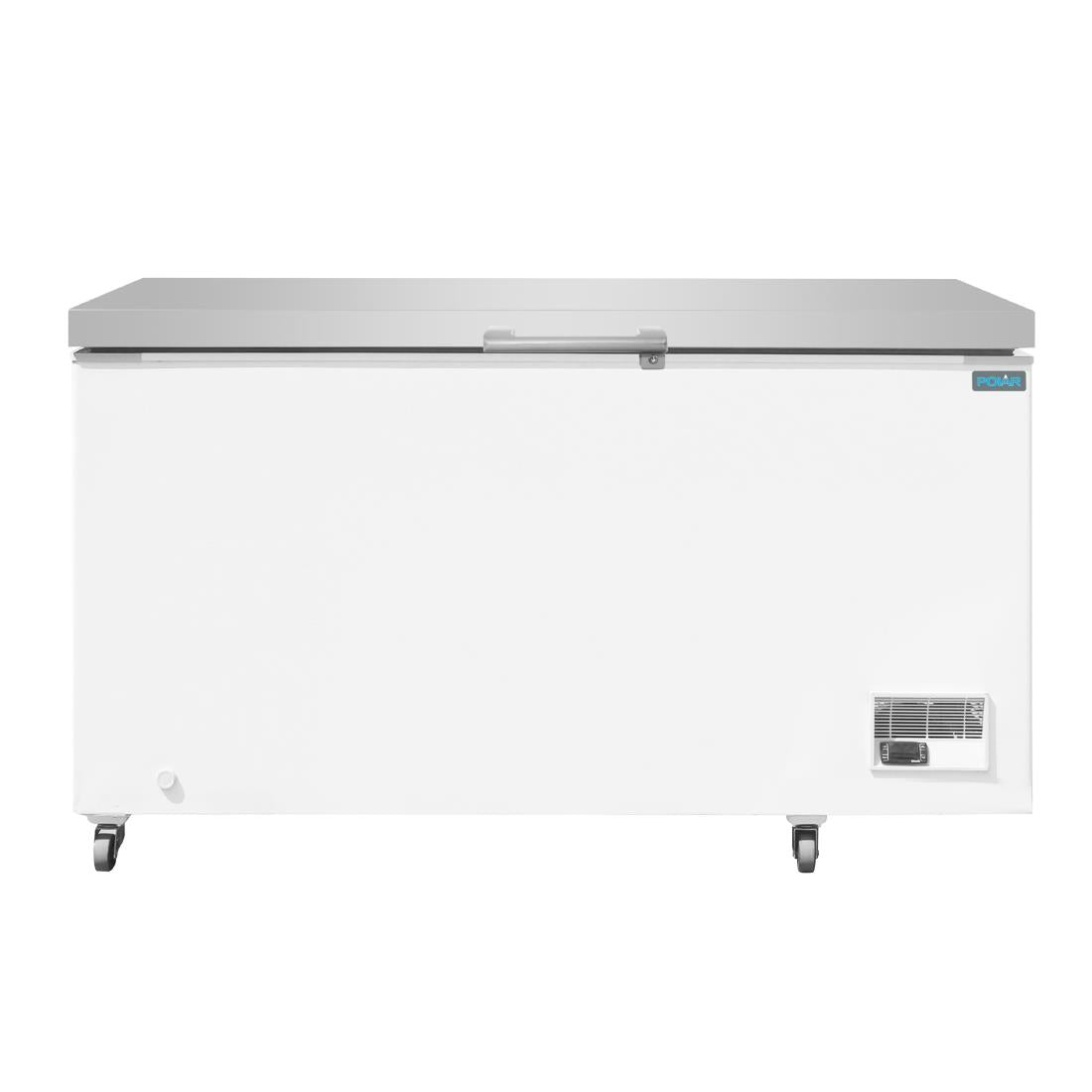 Polar G-Series Chest Freezer with Stainless Steel Lid 378Ltr - GP897 Polar