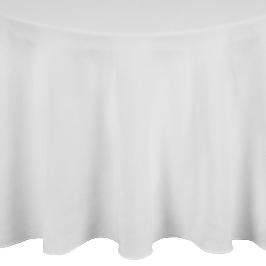 Mitre Essentials Occasions Round Tablecloth White 3050mm - GW440 Mitre Essentials