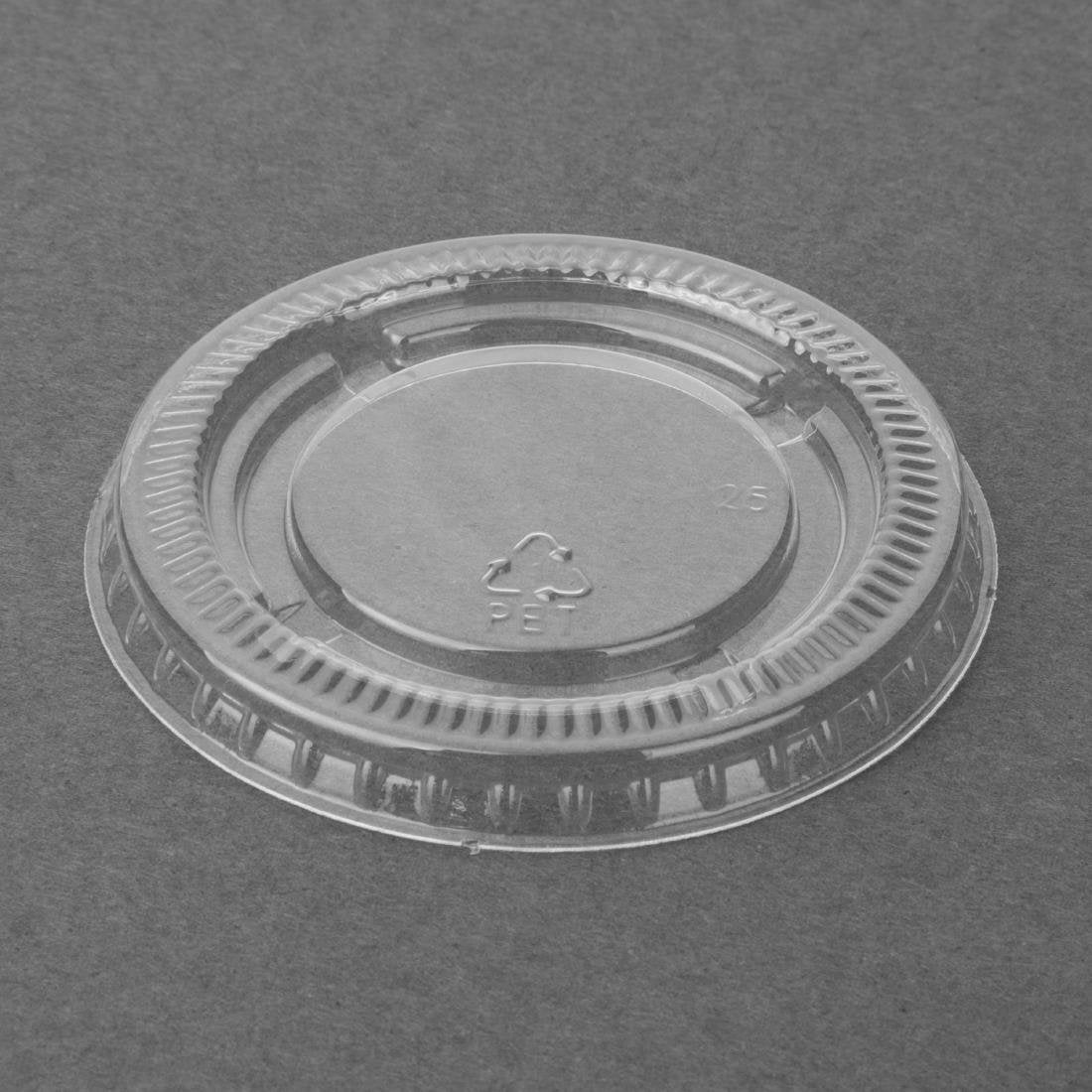 Fiesta Recyclable PET Lid for Portion Pots (Pack of 1000) - HC268 Fiesta Recyclable