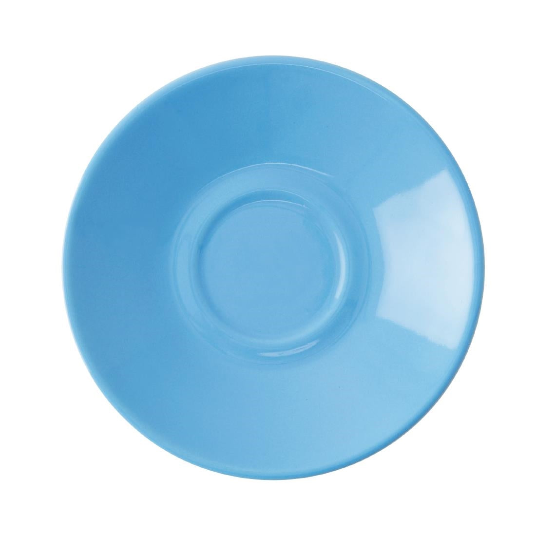 Olympia Cafe Espresso Saucer Blue (Fits HC402) (Box 12) - HC406 Olympia