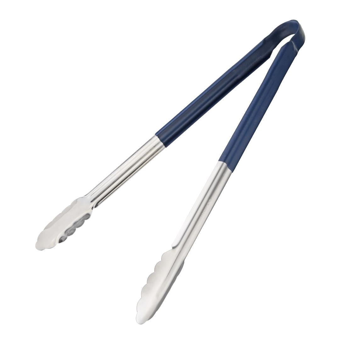 Hygiplas Colour Coded Serving Tong Blue - 405mm - HC849 Hygiplas
