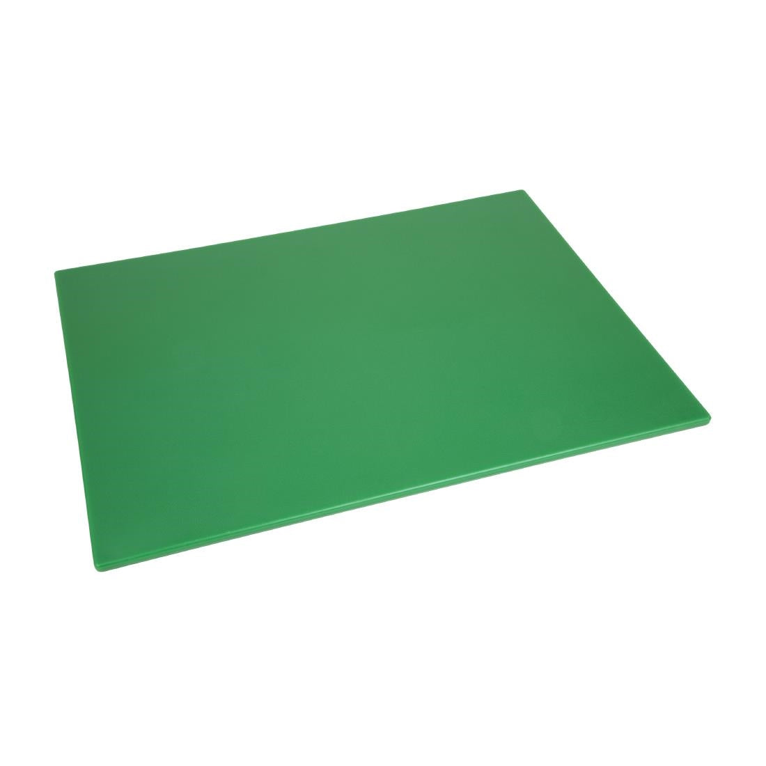 Hygiplas Low Density Green Chopping Board Large 600x450x10mm - HC875 Hygiplas