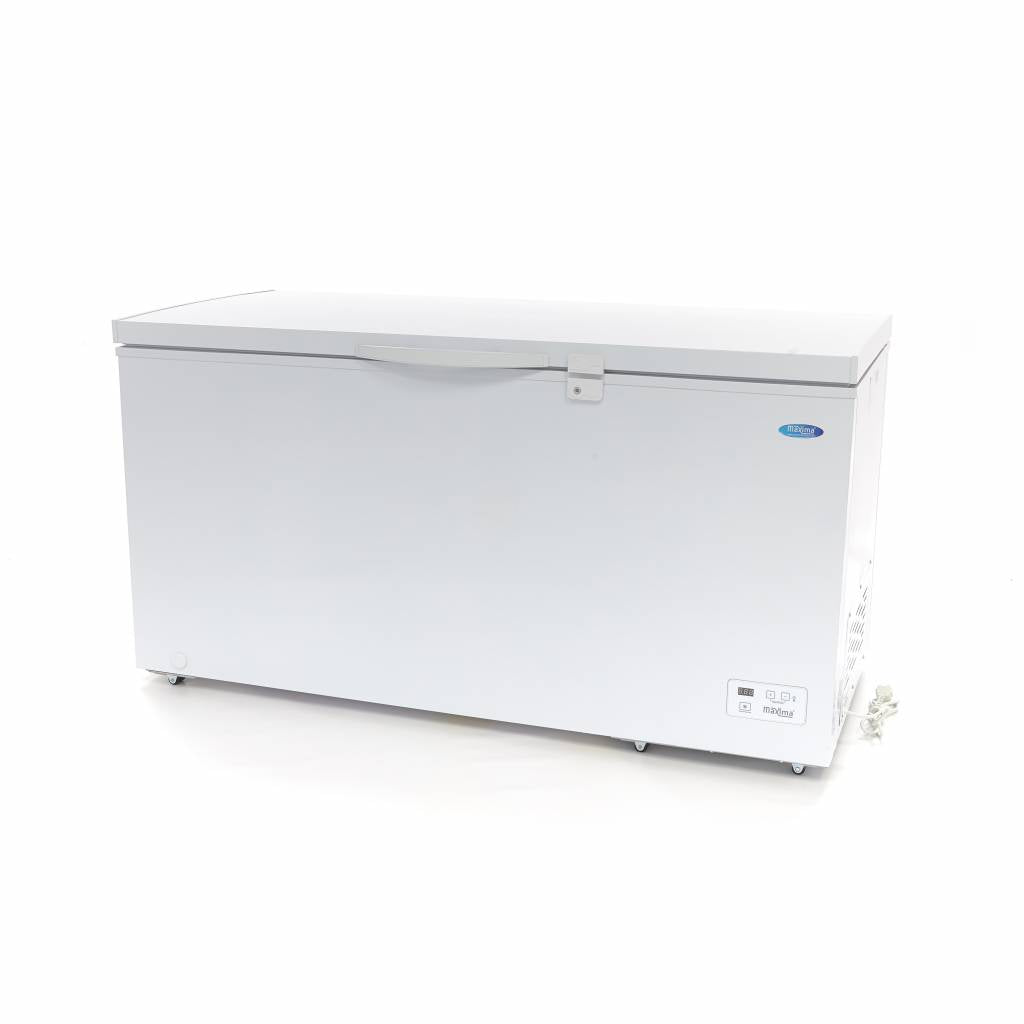 Maxima Chest Freezer - 435L - on Wheels - incl Hanging Basket - 09402360