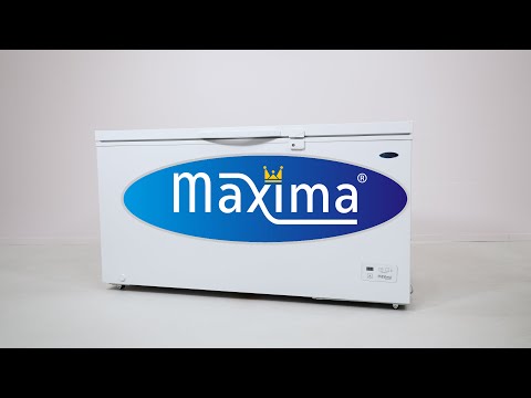 Maxima Chest Freezer - 435L - on Wheels - incl Hanging Basket - 09402360