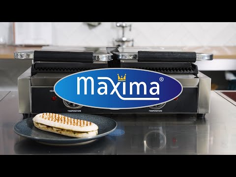 Maxima Contact Grill - Smooth - Double Grill Plate - 2 x 22cm - 09300437