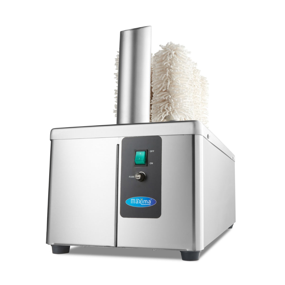 Maxima Glass Polisher - 8 Brushes - 600 Glasses/Hour - 09380000