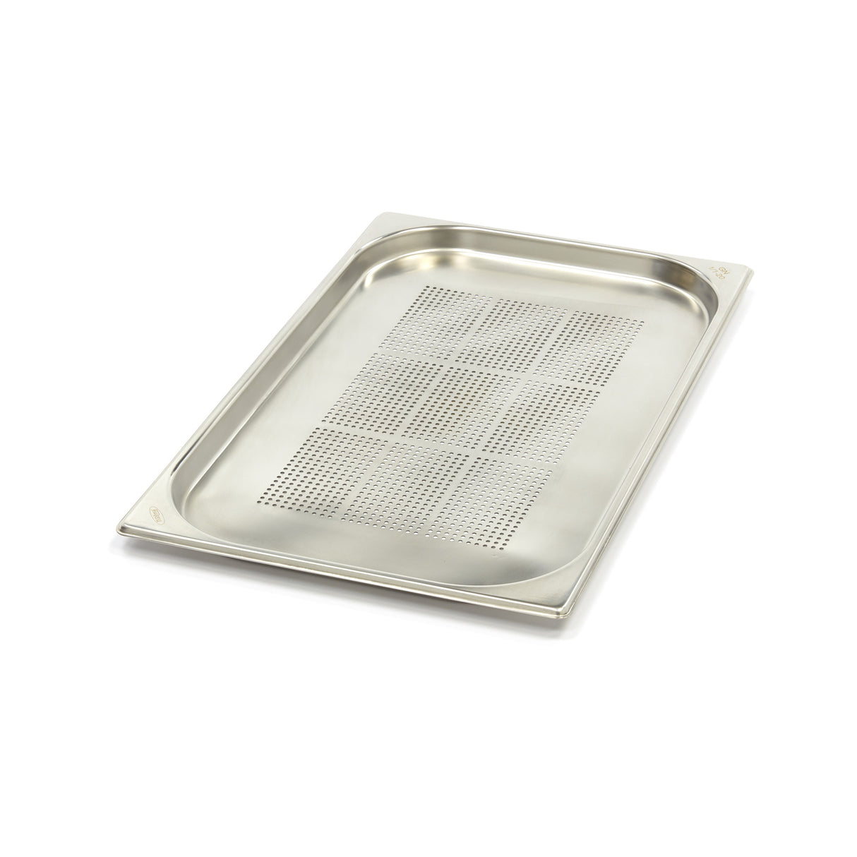 Maxima Gastronorm Container - 1/1 GN - 2cm Deep - Stainless Steel - Perforated - 09367600