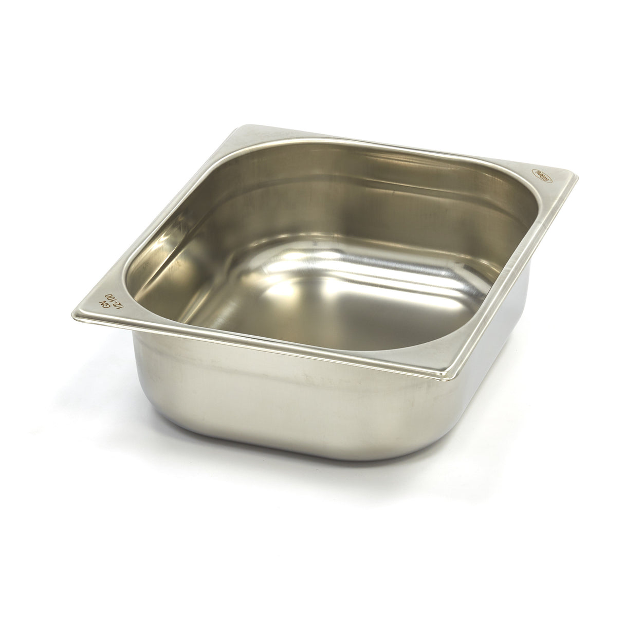 Maxima Gastronorm Container - 1/2 GN - 10cm Deep - Stainless Steel - 09367512