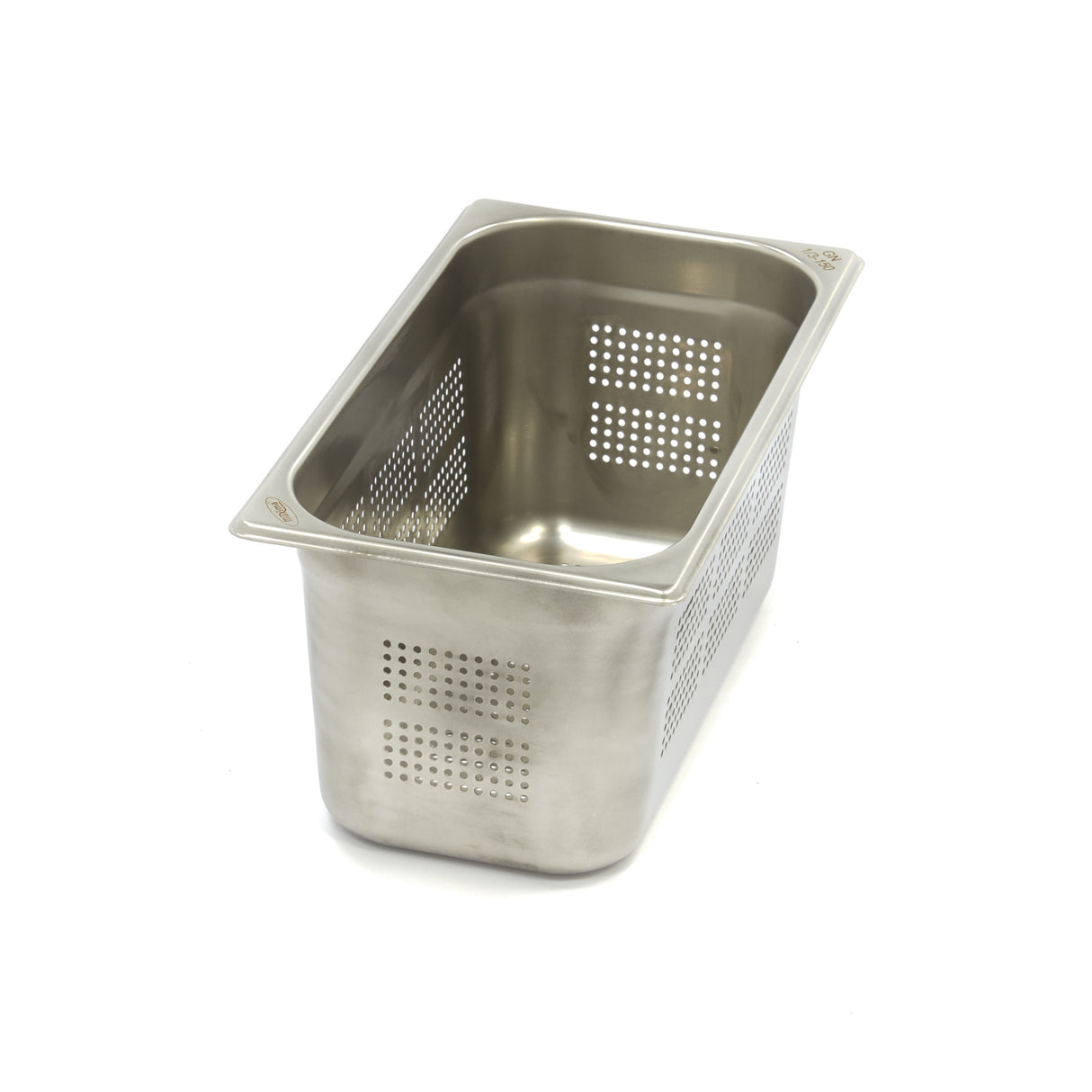 Maxima Gastronorm Container - 1/3 GN - 15cm Deep - Stainless Steel - Perforated - 09367622
