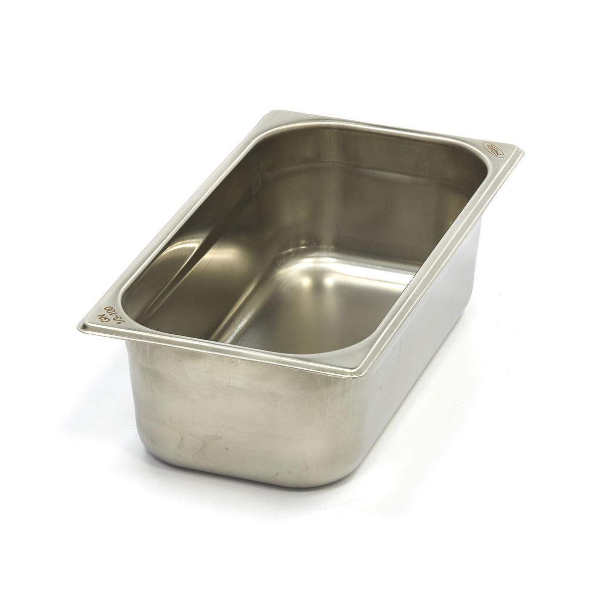 Maxima Gastronorm Container - 1/3 GN - 10cm Deep - Stainless Steel - 09367521