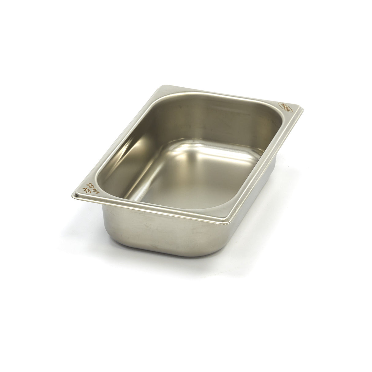 Maxima Gastronorm Container - 1/4 GN - 6,5cm Deep - Stainless Steel - 09367529