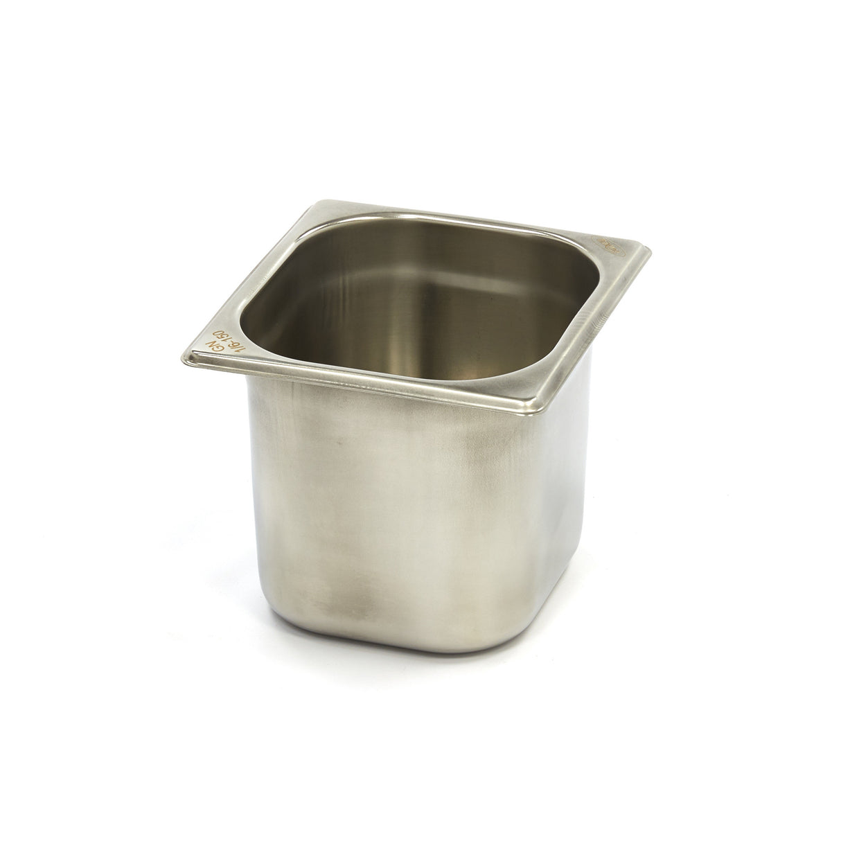 Maxima Gastronorm Container - 1/6 GN - 15cm Deep - Stainless Steel - 09367540