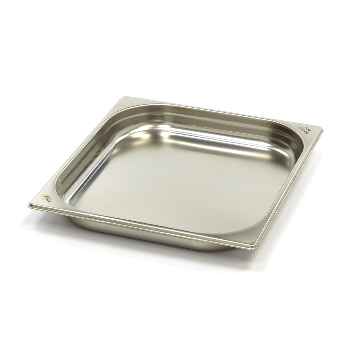 Maxima Gastronorm Container - 2/3 GN - 4cm Deep - Stainless Steel - 09367564