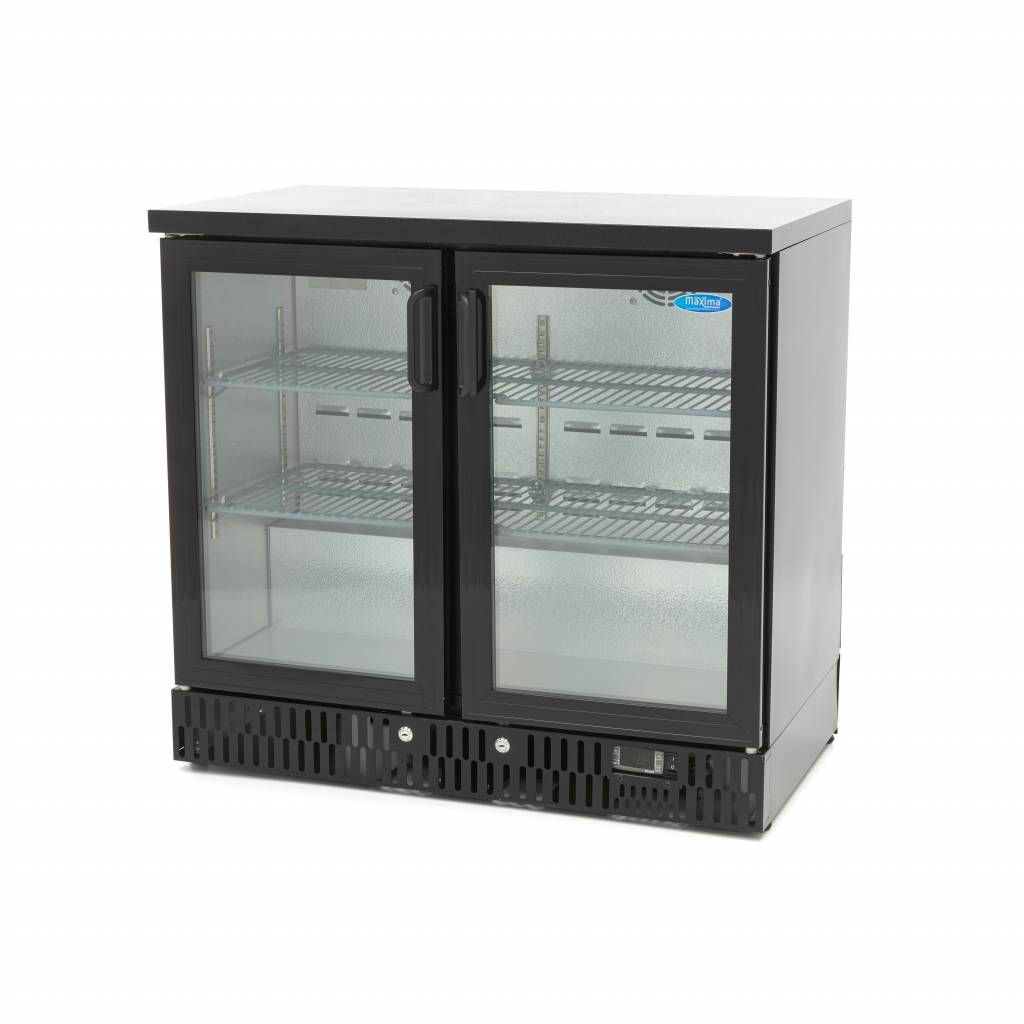 Maxima Drinks Fridge - 227L - 2 Hinged Doors - 4 Adjustable Shelves - 09400905