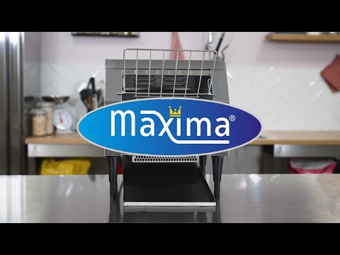 Maxima Toaster Conveyor - 300 Slices/h - Adjustable Speed - incl Crumb Tray - 09300056