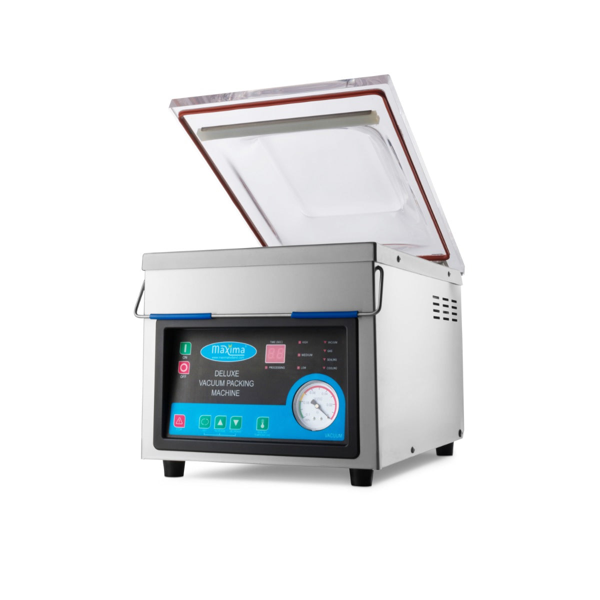 Maxima Vacuum Pack Machine - 26cm Seal - W28 x D38,5cm x H9 Chamber - 09300216