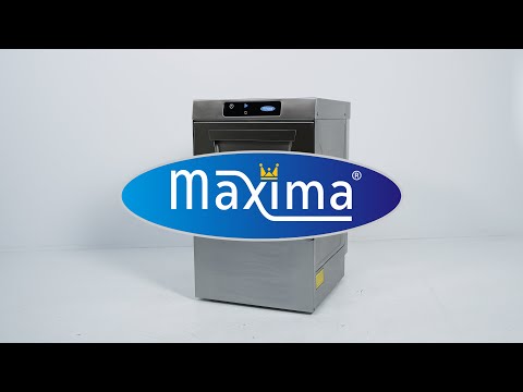 Maxima Undercounter Dishwasher - 40 x 40cm - with Drain, Rinse Aid and Soap Pump - Digital Display - 230V - 09211003