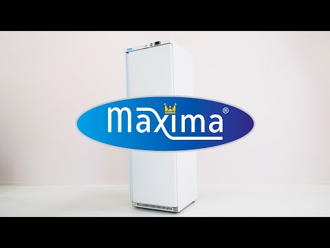 Maxima Fridge - 400L - 4 Adjustable Shelves - White - 09400140