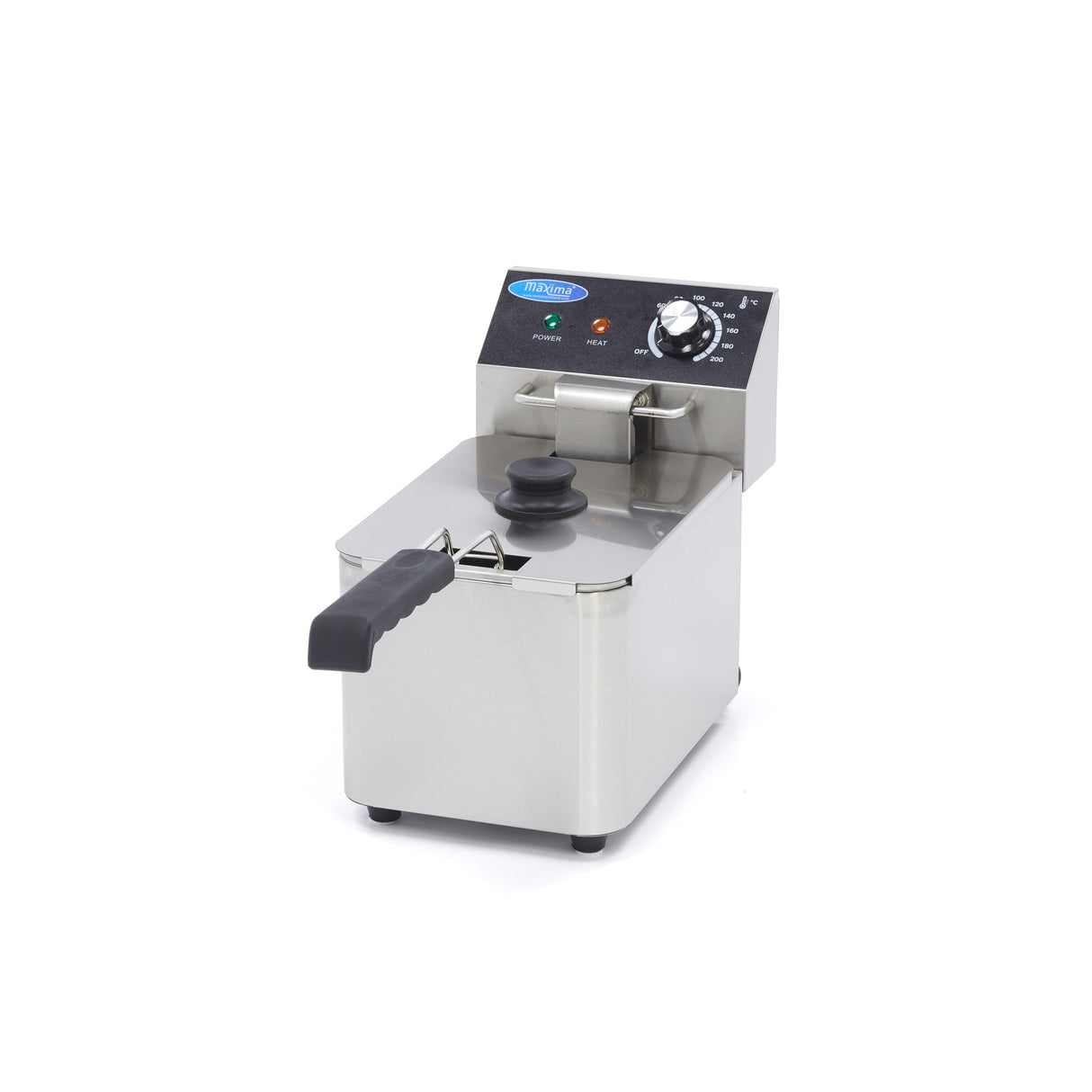 Frituurpan - 4 L - 1 Mand - tot 0,8 Kg Frites - MAXIMA