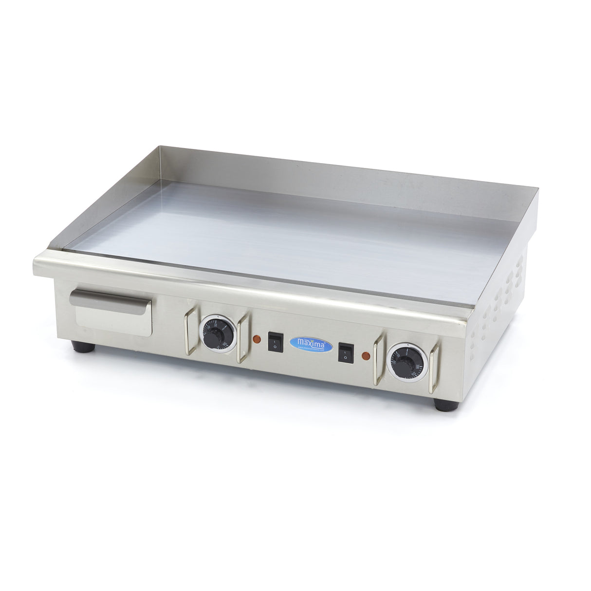 Grillplaat - Glad Chroom - 73 cm - incl. Opvangbak - 400V - MAXIMA