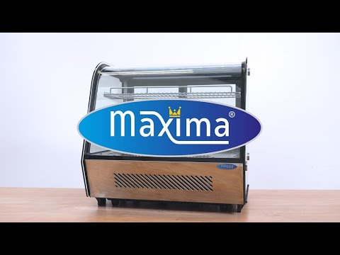 Maxima Display Fridge - 160L - 88cm - Rear Sliding Doors - 09400850