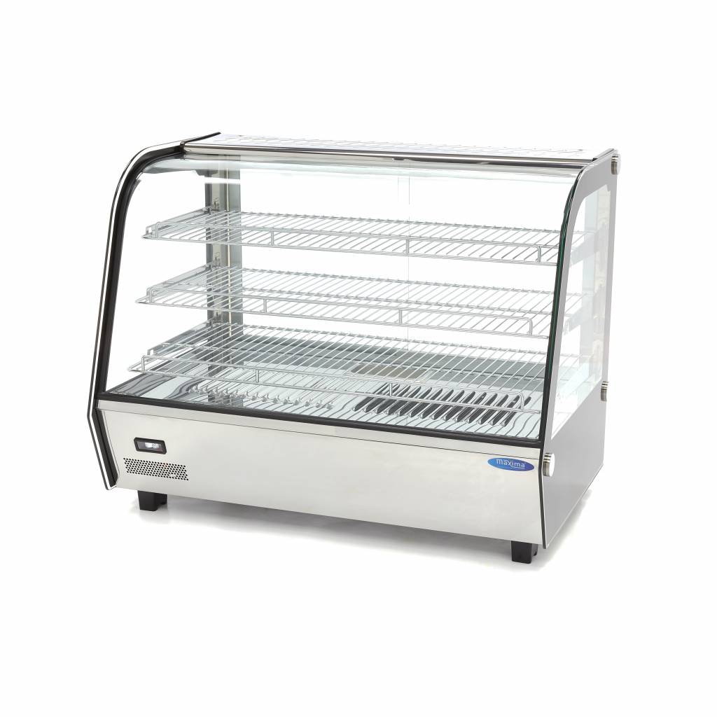 Maxima Heated Food Display - 160L - 85,6cm - 3 Shelves - 09400851