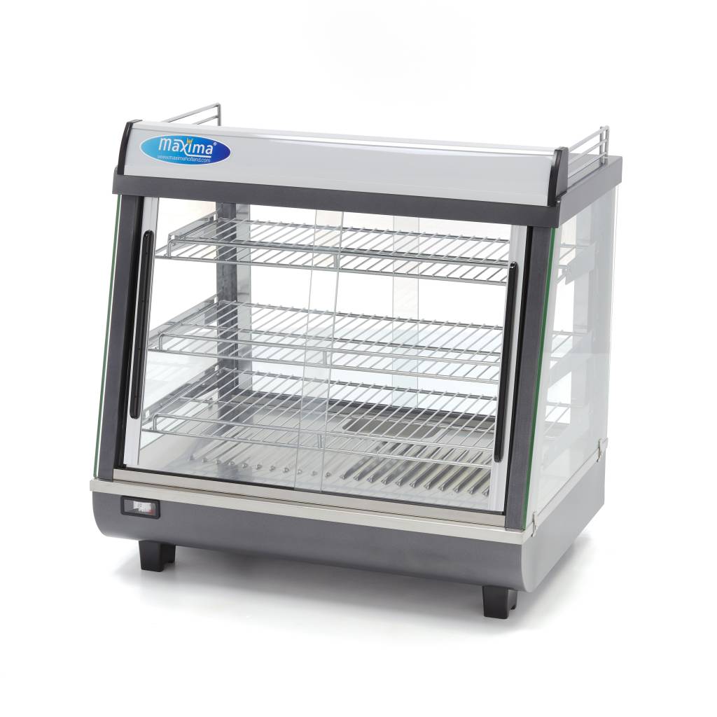 Maxima Heated Food Display - 96L - 67,5cm - 3 Shelves - 09400785