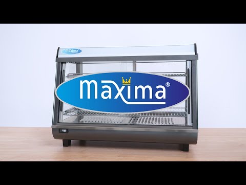 Maxima Heated Food Display - 136L - 91,5cm - 3 Shelves - 09400790