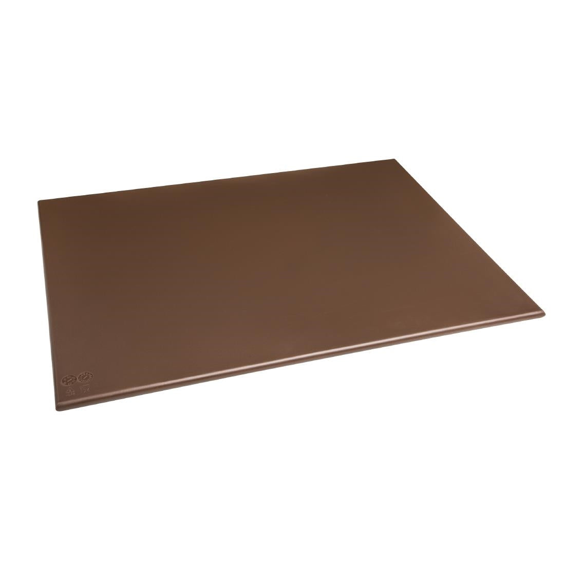 Hygiplas High Density Brown Chopping Board Large 600x450x12mm - J005 Hygiplas