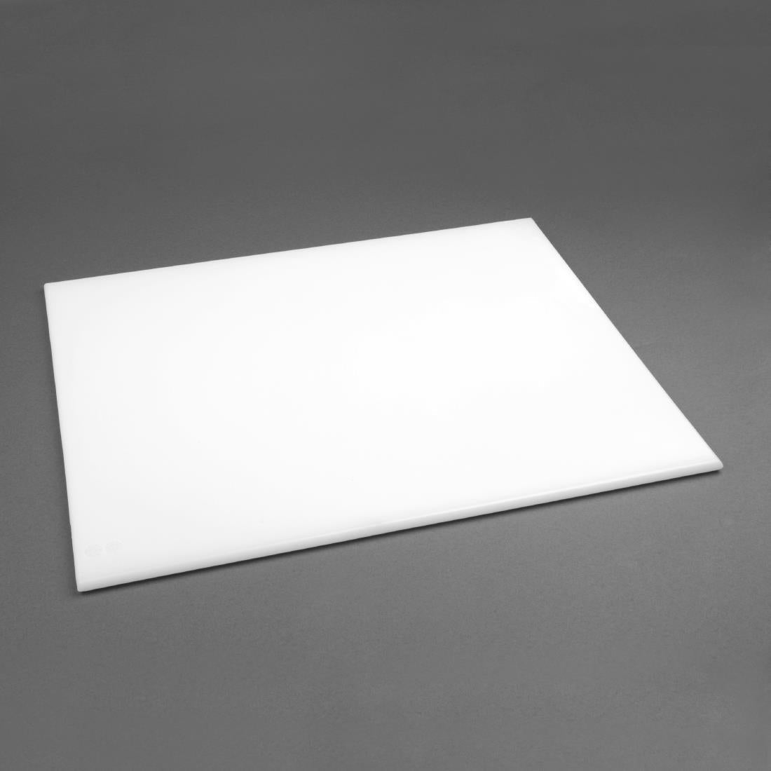 Hygiplas High Density White Chopping Board Large 600x450x12mm - J017 Hygiplas