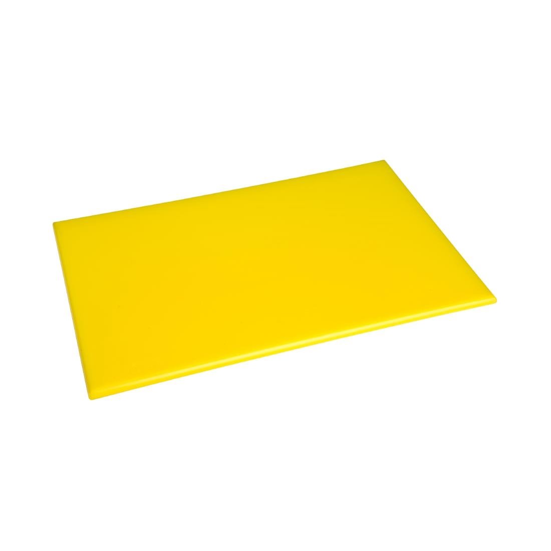 Hygiplas High Density Yellow Chopping Board Standard 450x300x12mm - J020 Hygiplas